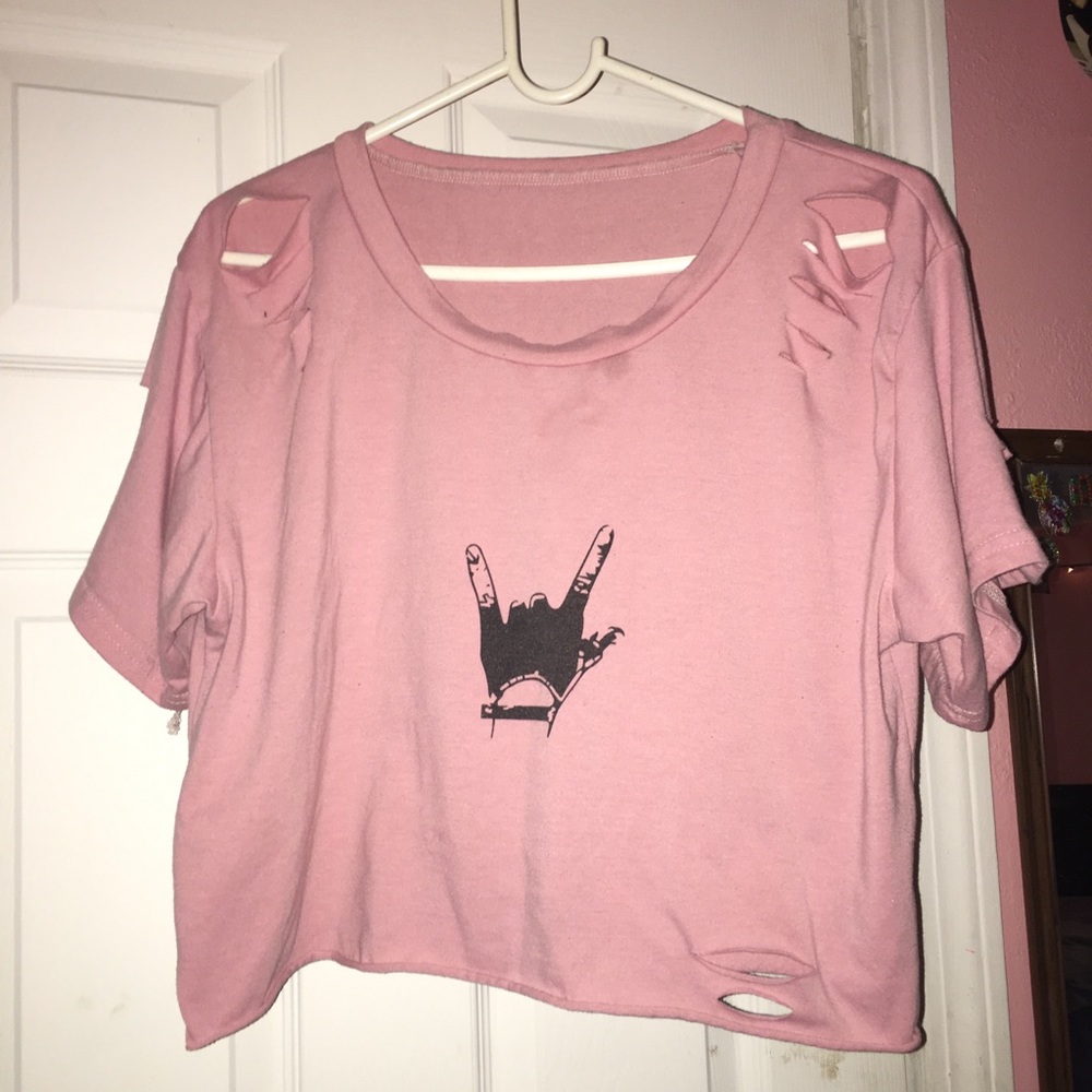 Cropped tee